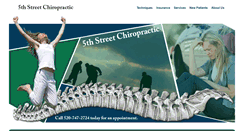 Desktop Screenshot of 5thstreetchiropractic.com